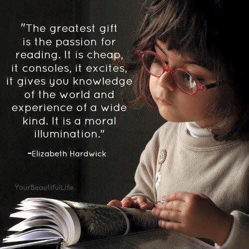 Children- Reading A Wide Illumination