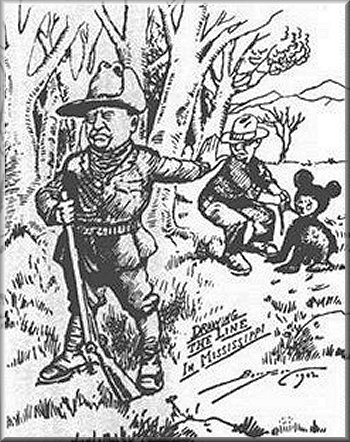 Drawing the Line in Mississippi Cartoon