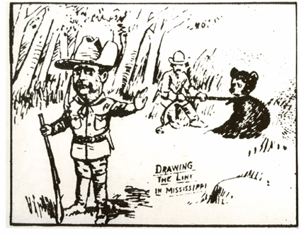 Teddy Roosevelt early cartoon