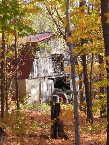 The Old Barn in Autumn, October