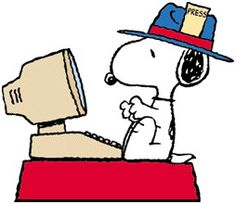News Reporter Snoopy