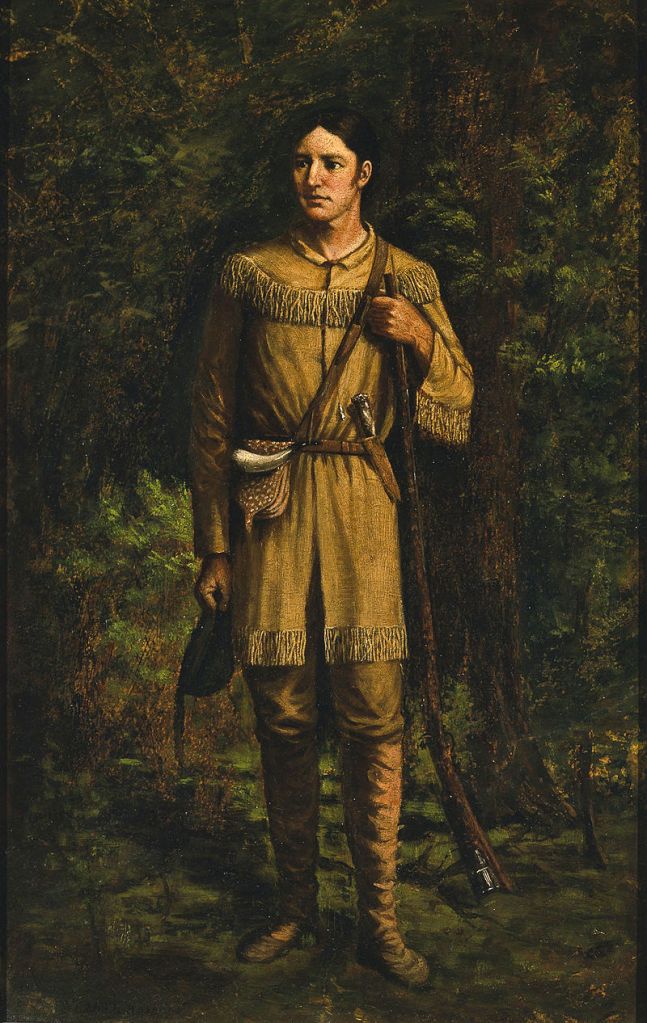 Davy Crockett, Portrait by William Henry Huddle, 1889