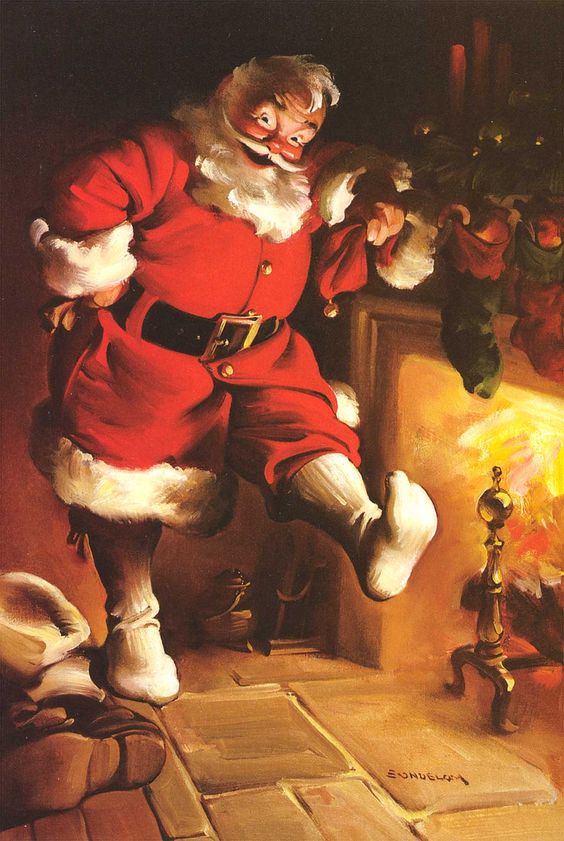 haddon-sundblom-coke-santa-by-the-fire-image