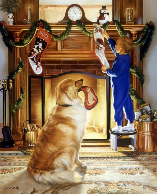 Artwork by Tom Sierak --"Waiting His Turn"